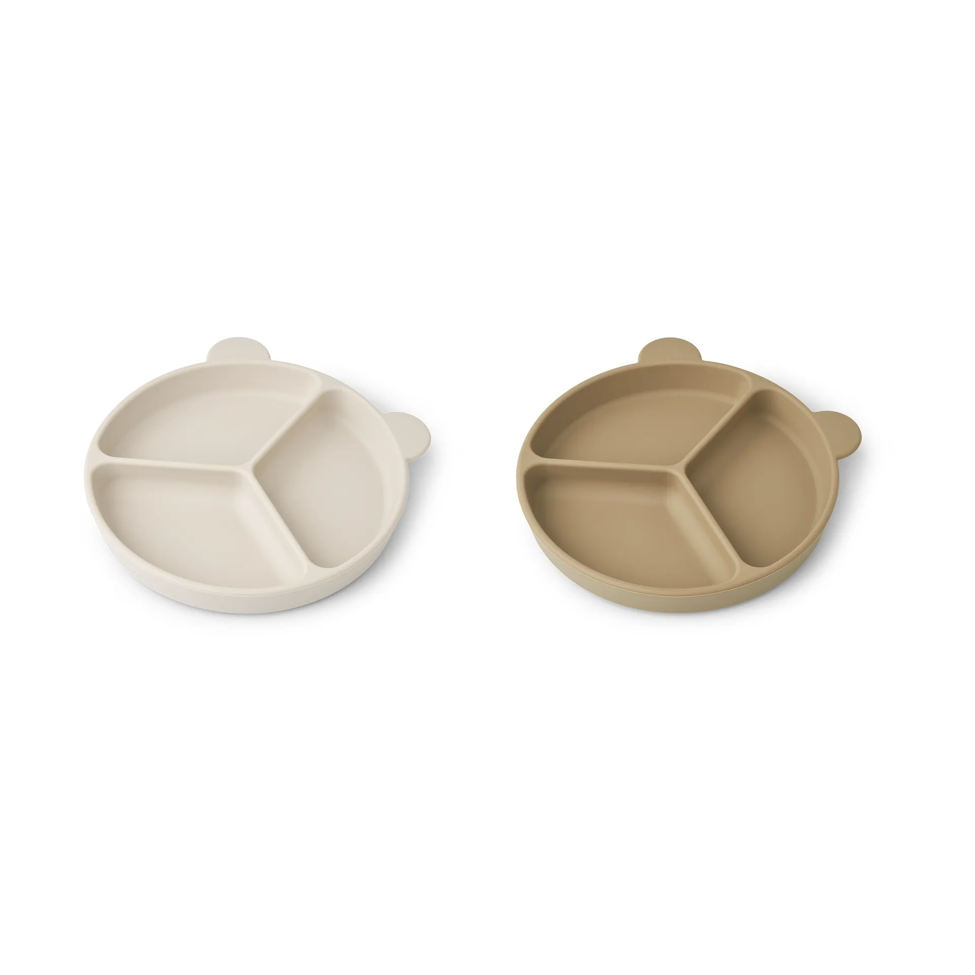 Stacy jaettu lastenlautanen 2-pack, Sandy-Oat Liewood