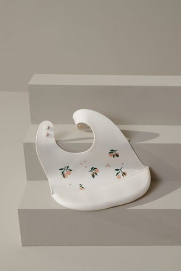 Tilda ruokalappu silikoni 2-pack - Peach-Sea shell mix - Liewood