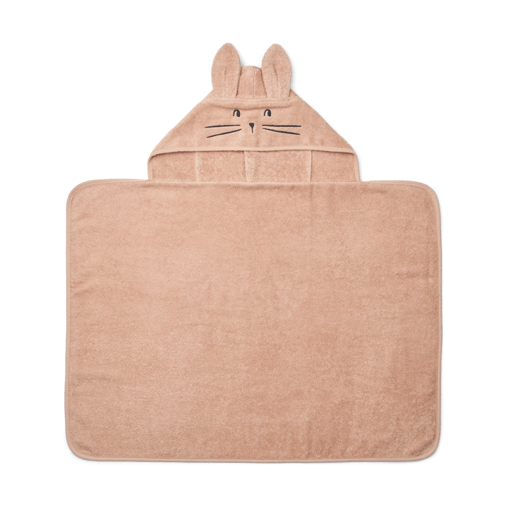 Vilias rabbit badcape handduk med huva 60x80 cm -> Vilias rabbit badcape käsipyyhe hupulla 60x80 cm - Pale tuscany - Liewood
