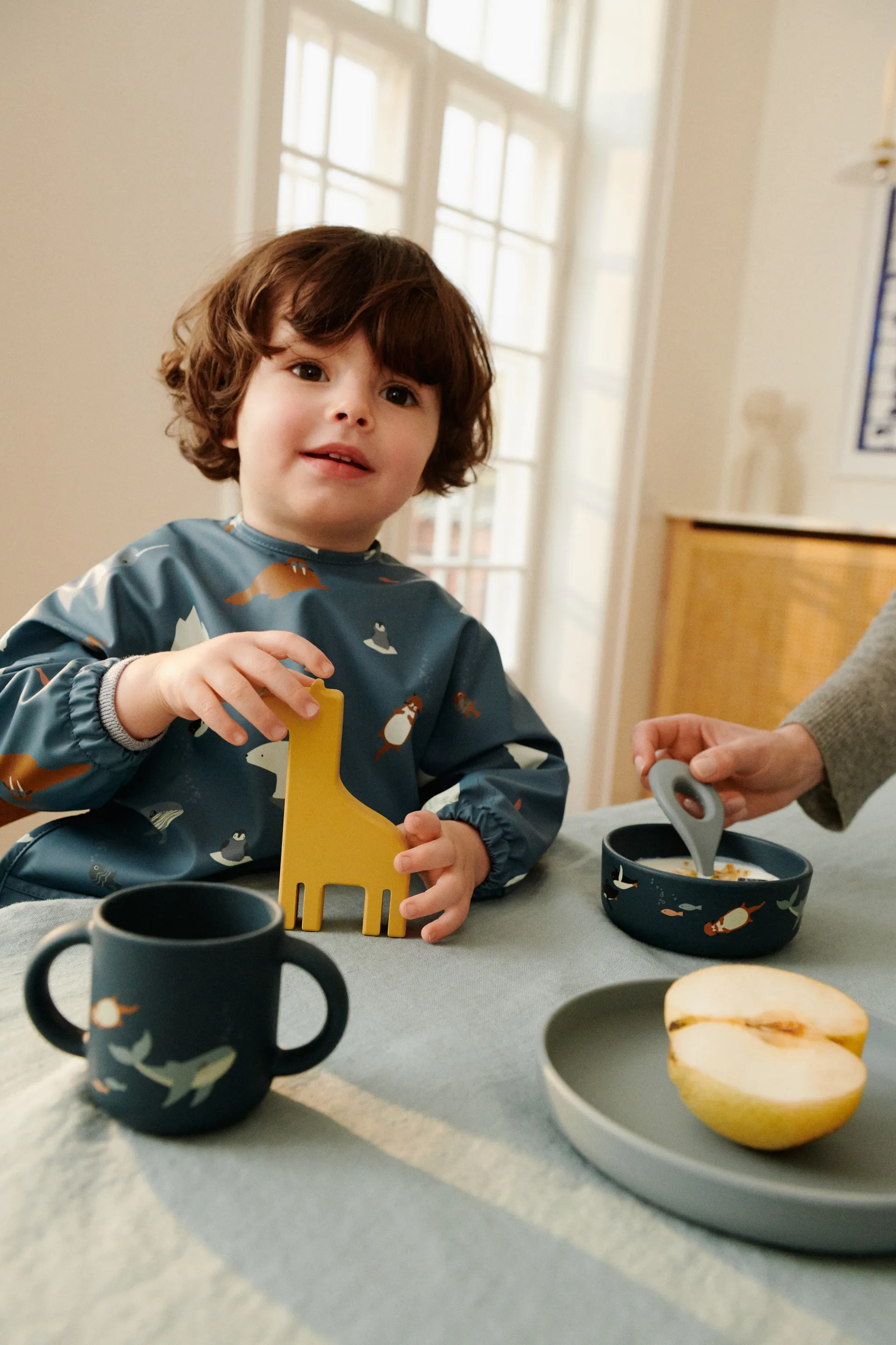 Vivi painettu astiasto 4 osaa, Arctic Sea-Ocean view Liewood