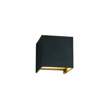 Box Mini Up/Down -seinävalaisin - Black/gold - Light-Point