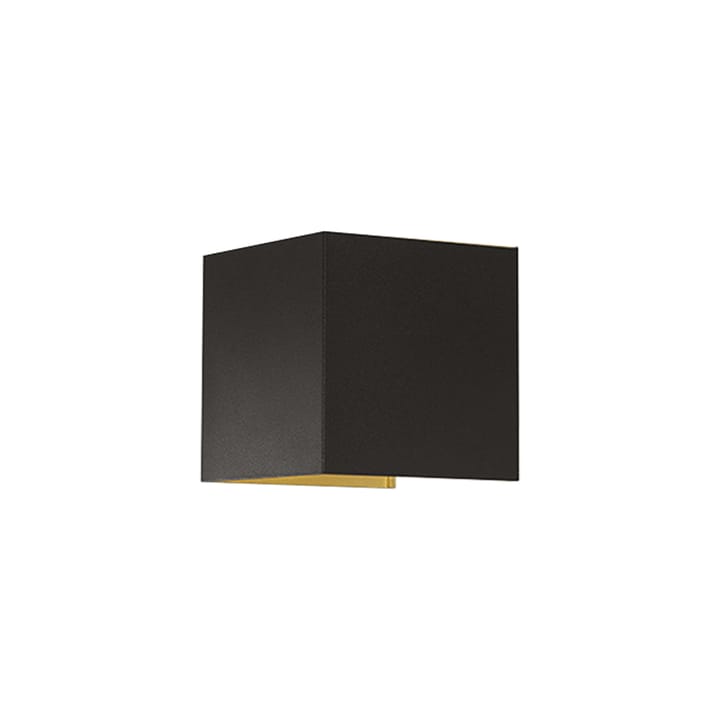 Box Mini Up/Down -seinävalaisin - Black/gold - Light-Point