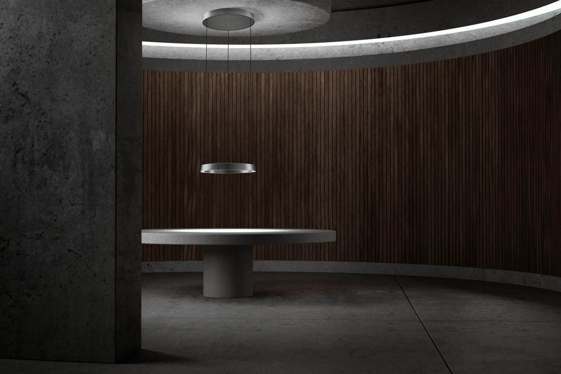 Edge round Ø40 riippuvalaisin switch tune, Titaani Light-Point