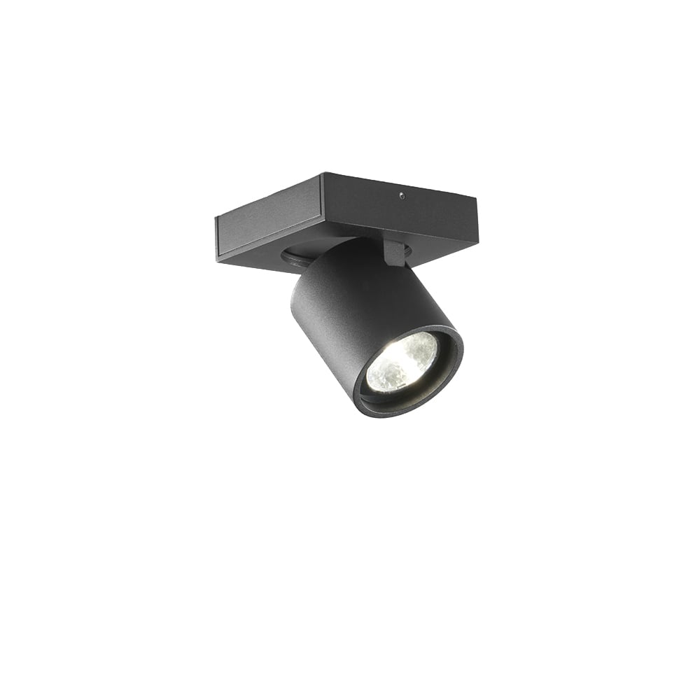 Light-Point Focus Mini 1 seinä- ja kattovalaisin Black, 3000 kelviniä