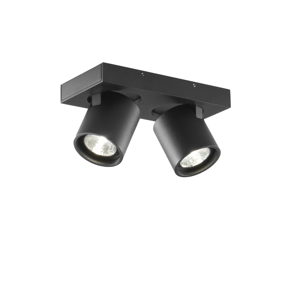 Light-Point Focus Mini 2 seinä- ja kattovalaisin Black, 2700 kelviniä