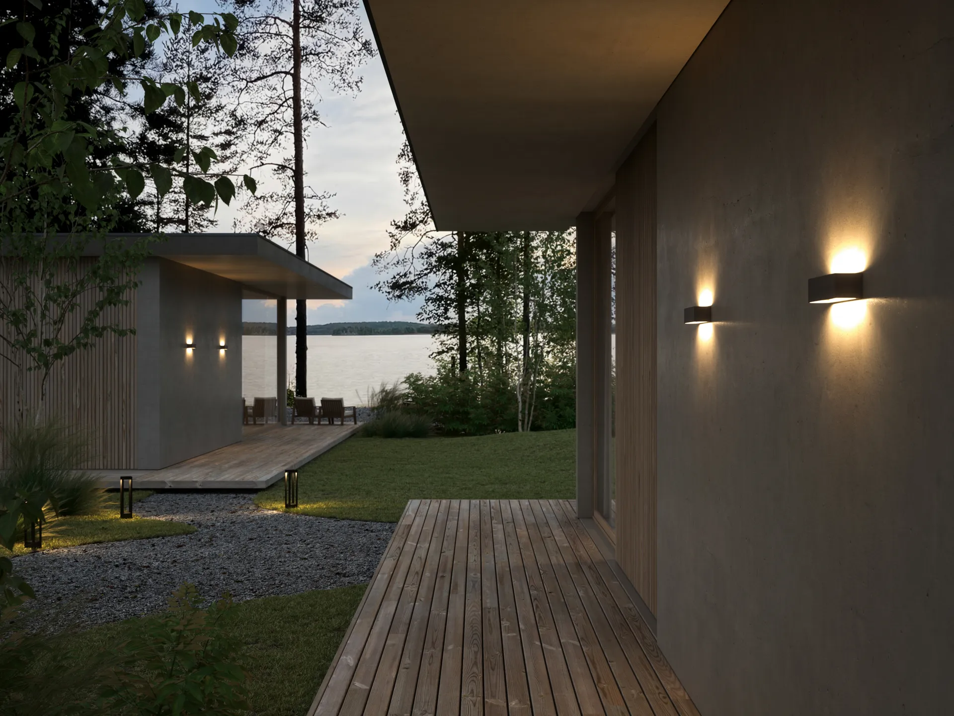 Linea W2 seinälamppu switch tune, Black, 7×30 cm Light-Point