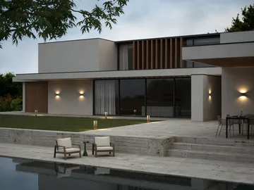 Mirage ulkovalaisin kytkin säädettävä lamppu - Ruoste, 12×48 cm - Light-Point