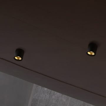 Solo Round spotlight - Black/gold, 3000 kelviniä - Light-Point
