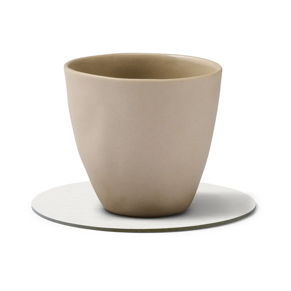 Corduroy lasinalunen, Puhdas valkoinen, ympyrä LIND DNA