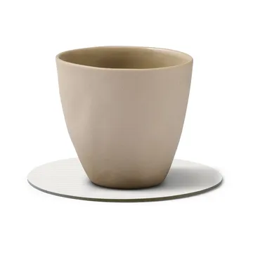 Corduroy lasinalunen - Puhdas valkoinen, ympyrä - LIND DNA