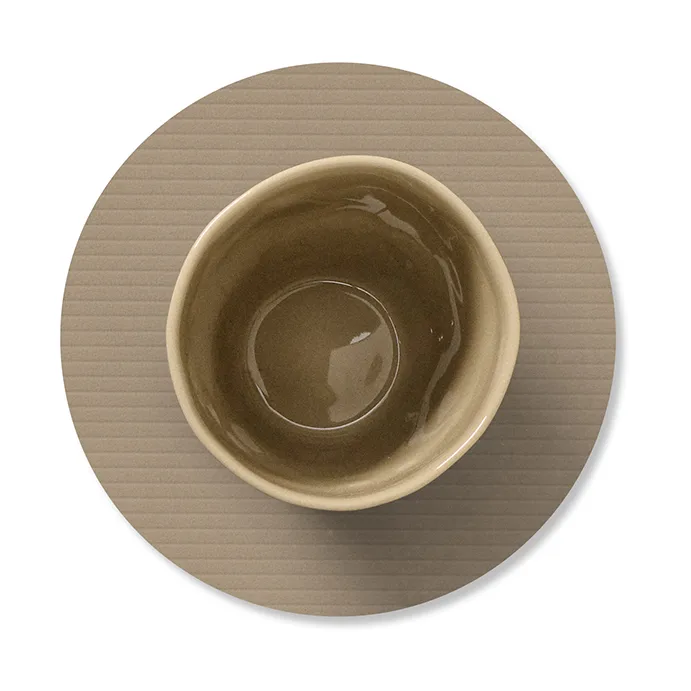 Corduroy lasinalunen, Savruskea, ympyrä LIND DNA