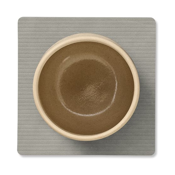 Corduroy lasinalunen square., Light Grey LIND DNA