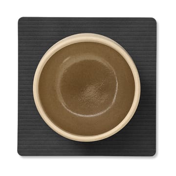 Corduroy lasinalunen square. - Musta - LIND DNA