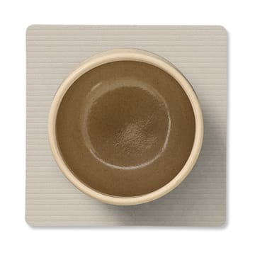Corduroy lasinalunen square. - Oyster White - LIND DNA
