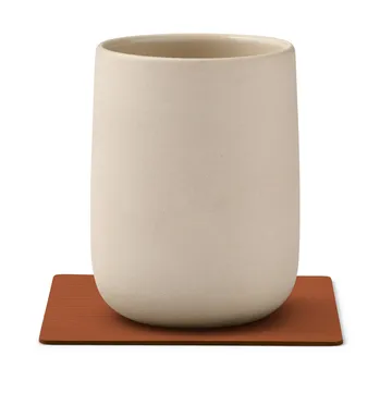 Corduroy lasinalunen square. - Ruoste - LIND DNA