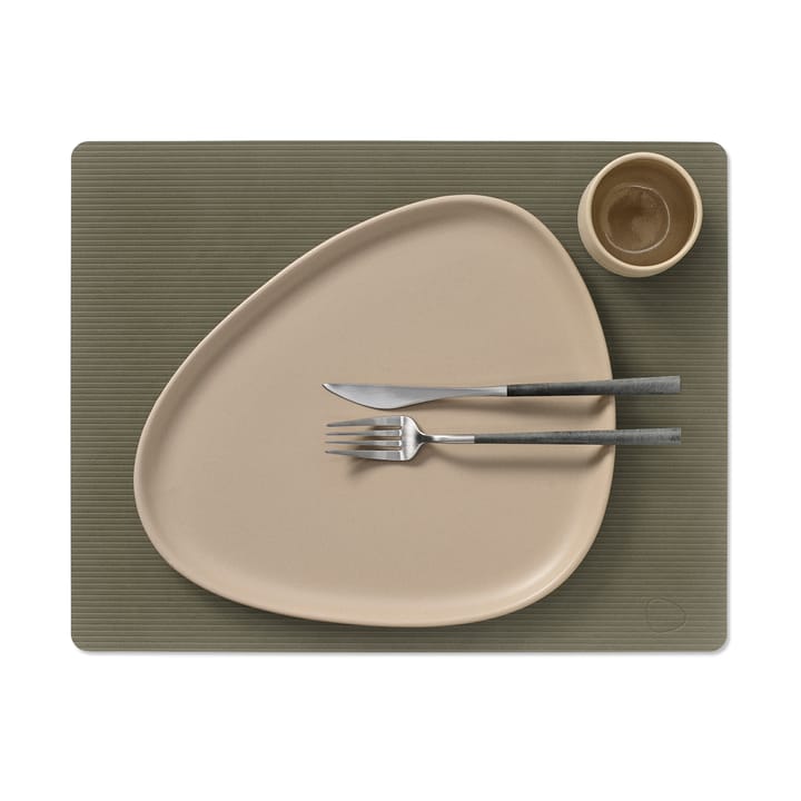 Corduroy pöytätabletti square L, Army Green LIND DNA