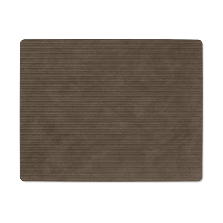 Corduroy pöytätabletti square L - Caviar - LIND DNA
