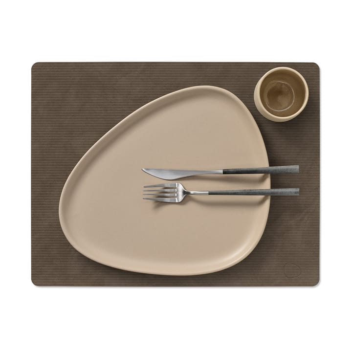 Corduroy pöytätabletti square L, Caviar LIND DNA