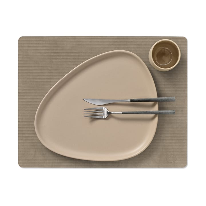 Corduroy pöytätabletti square L, Nomad Grey LIND DNA