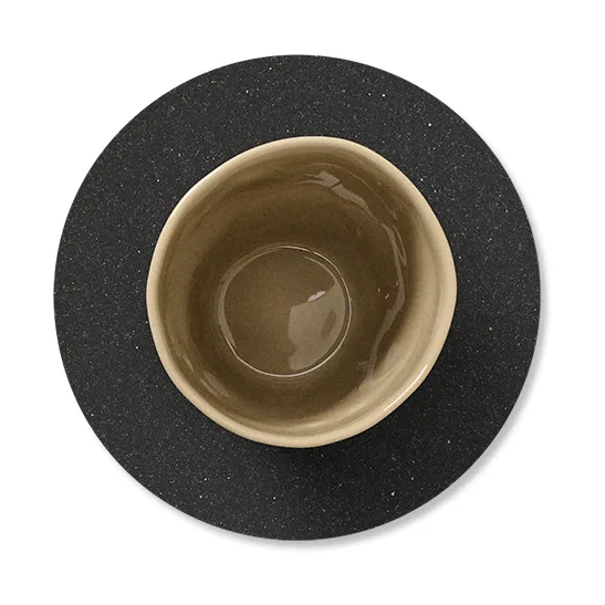 Core lasinalunen circle, Flecked anthracite LIND DNA
