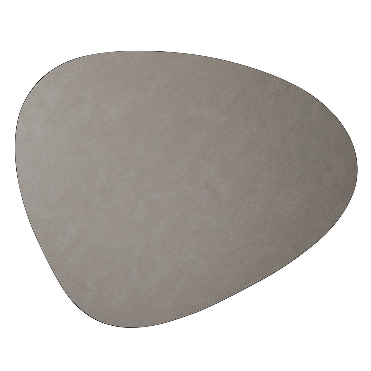 LIND DNA Curve Cloud -nahkamatto, XXL Light grey | Skandinaavinen Sisustus | Pyöreät matot | Harmaa