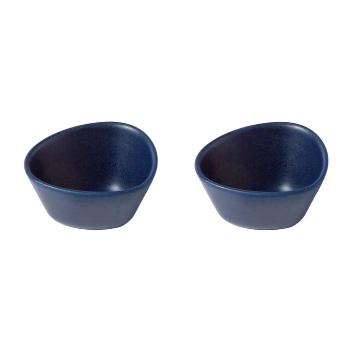 Curve Stoneware kulho, 2-pakkaus, Mariininsininen LIND DNA