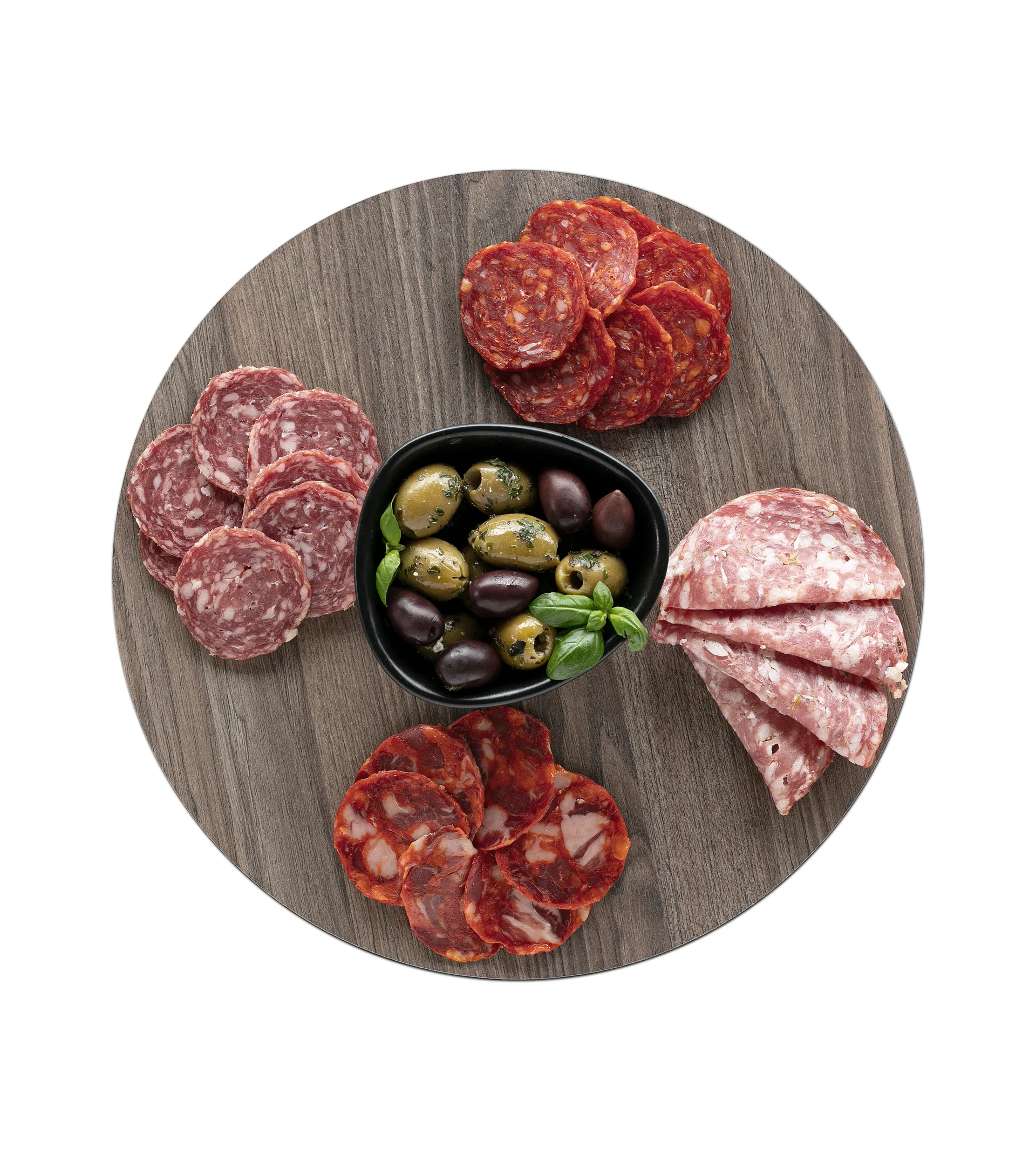 Cut & Serve pyöreä leikkuulauta, M, Saksanpähkinä LIND DNA