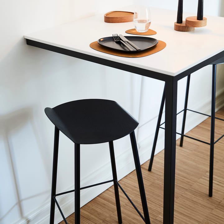 Flamingo Hippo -baarituoli, Black-anthracite LIND DNA