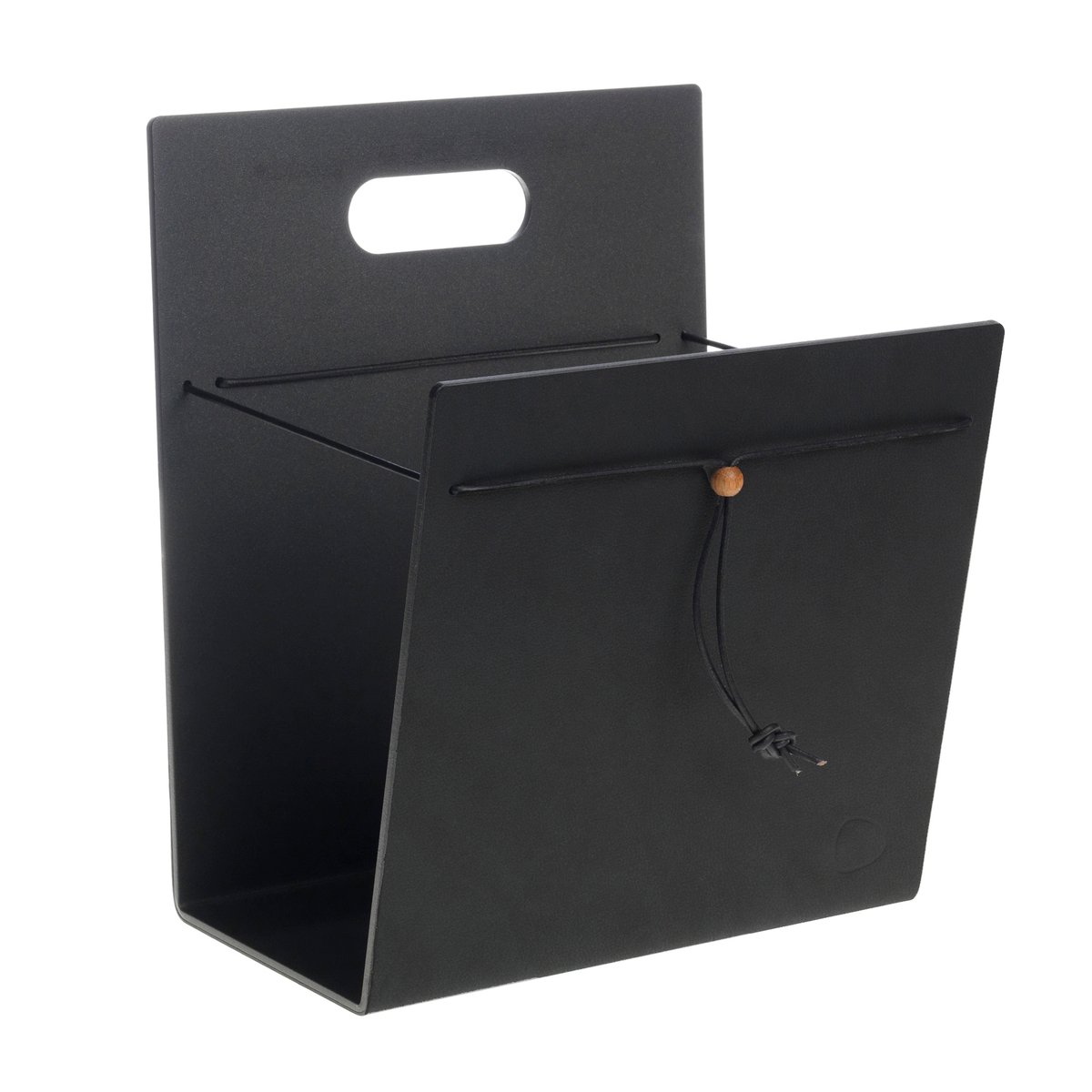 LIND DNA Magazine Holder Nupo, M Black-anthracite | Skandinaavinen Sisustus | Lehtitelineet | Musta