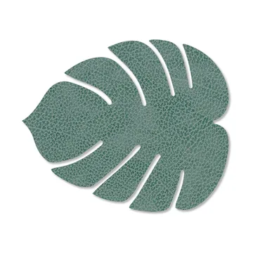 Monstera Leaf Hippo lasinalunen - Pastellinvihreä - LIND DNA