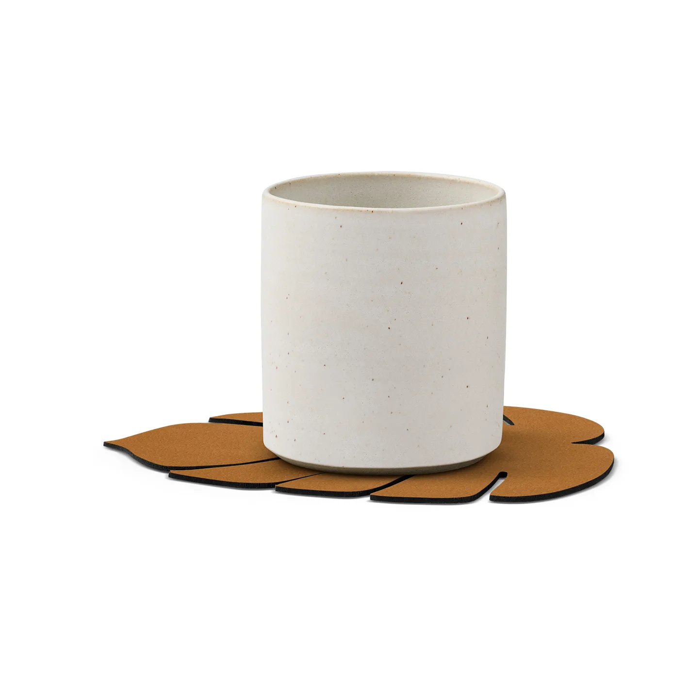 Monstera Leaf Nupo lasinalunen, Burned curry LIND DNA