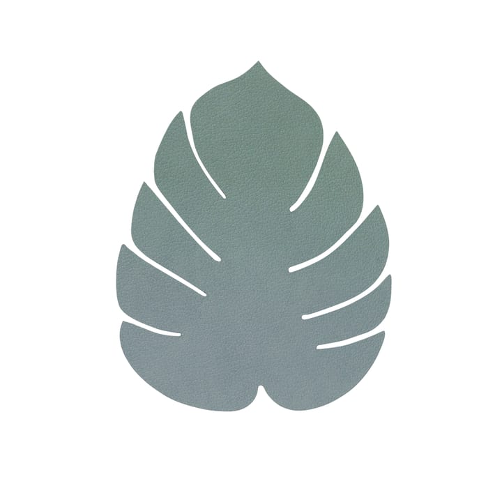 Monstera Leaf Nupo lasinalunen - Pastellinvihreä - LIND DNA