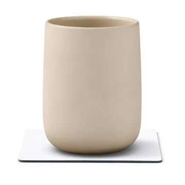 Nupo lasinalunen square - Puhdas valkoinen - LIND DNA