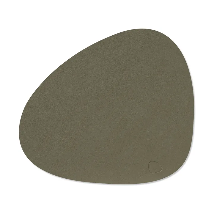 Nupo pöytätabletti curve M - Army green, 35x31 cm - LIND DNA