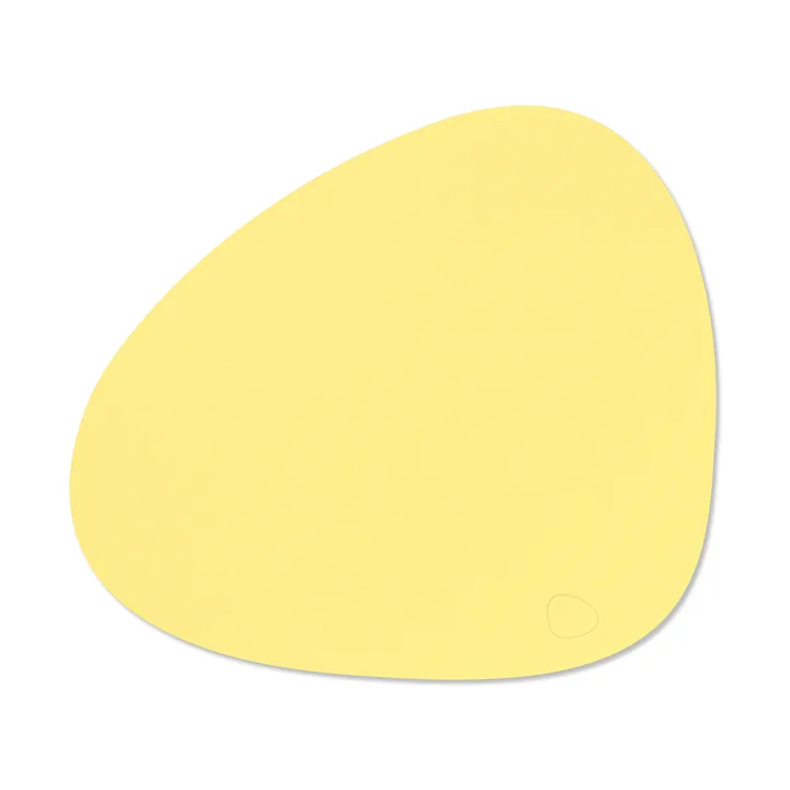 Nupo pöytätabletti curve M - Yellow, 35x31 cm - LIND DNA