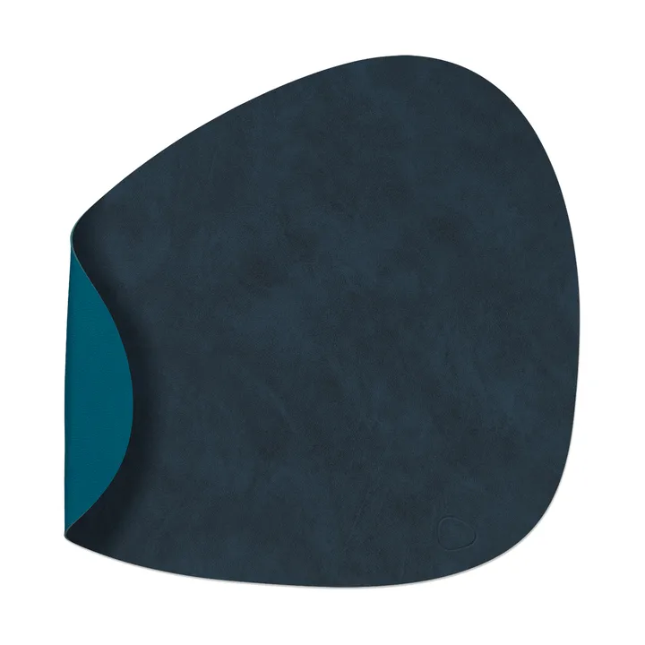 Nupo pöytätabletti käännettävä curve L 1 kpl - Midnight blue-petrol, 44x37 cm - LIND DNA