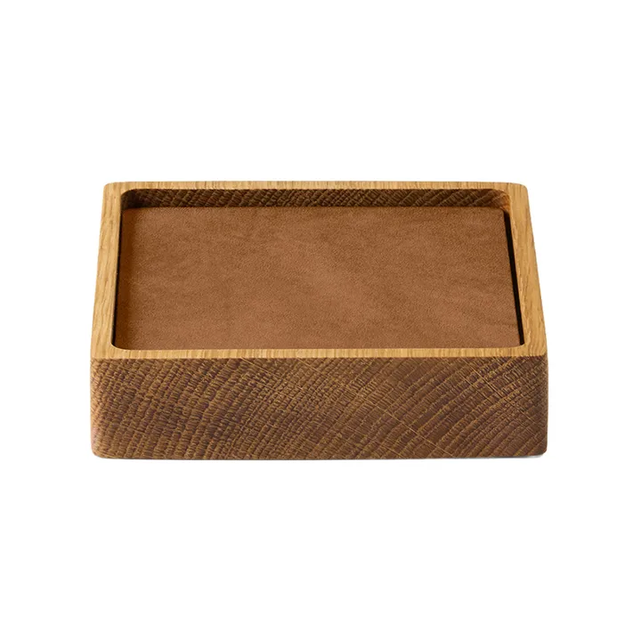 Wood Box lasinalussetti - Nature-tammi, neliö, S, Nupo nature, 9 osaa - LIND DNA
