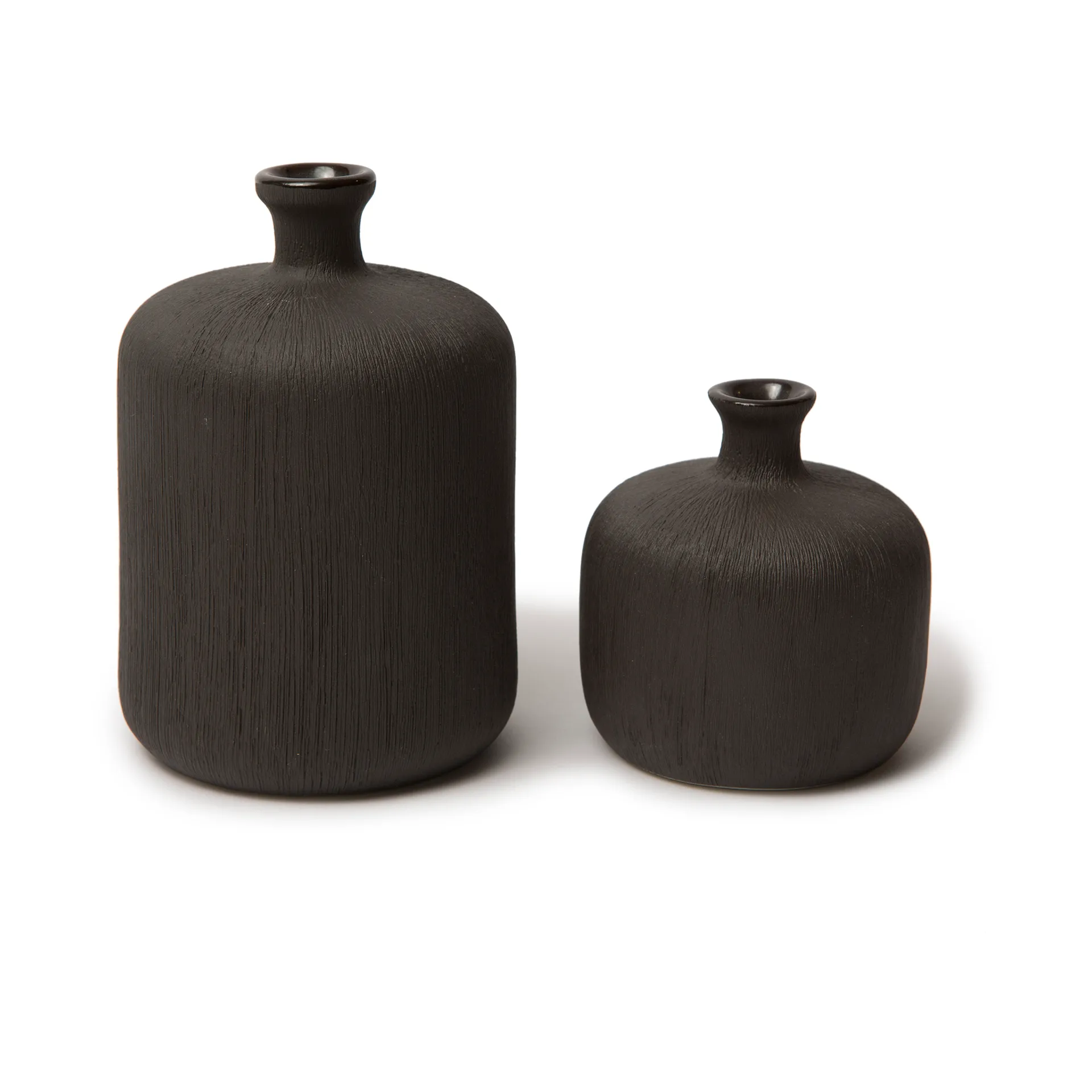 Bottle vaasi, Black, small Lindform