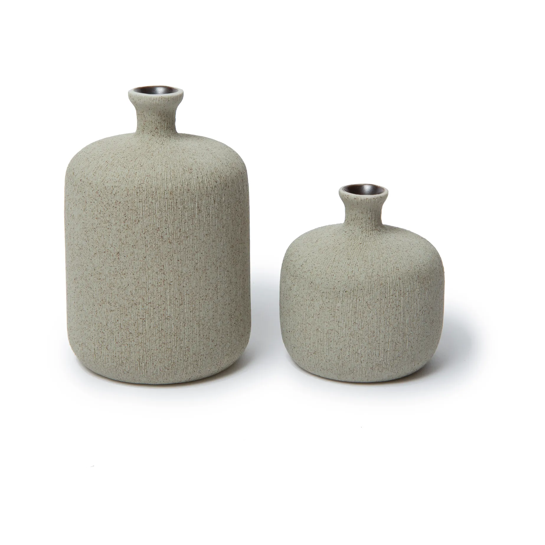 Bottle vaasi, Sand grey, medium Lindform