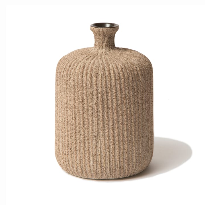 Bottle vaasi - Sand medium stripe, medium - Lindform