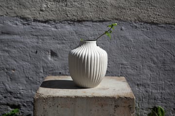 Kyoto vaasi - Sand white light deep line - Lindform