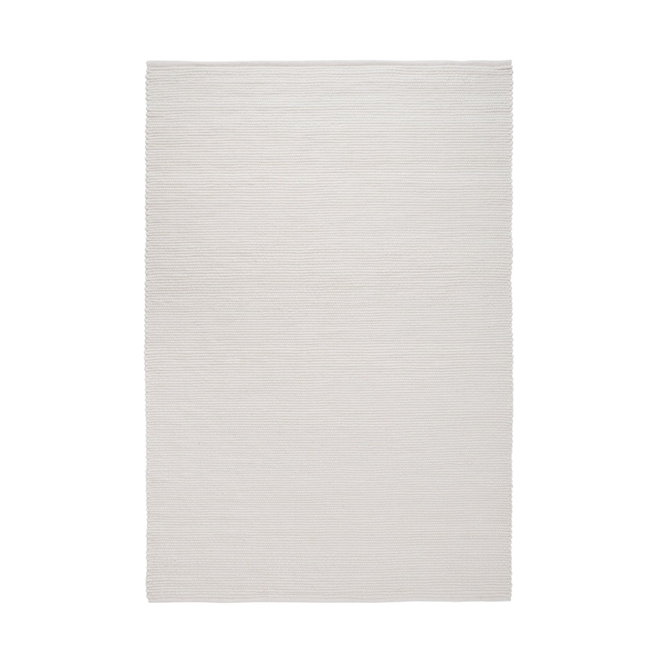 Linie Design Agner matto 170x240 cm White | Skandinaavinen Sisustus | Ryijymatot & Nukkamatot | Valkoinen