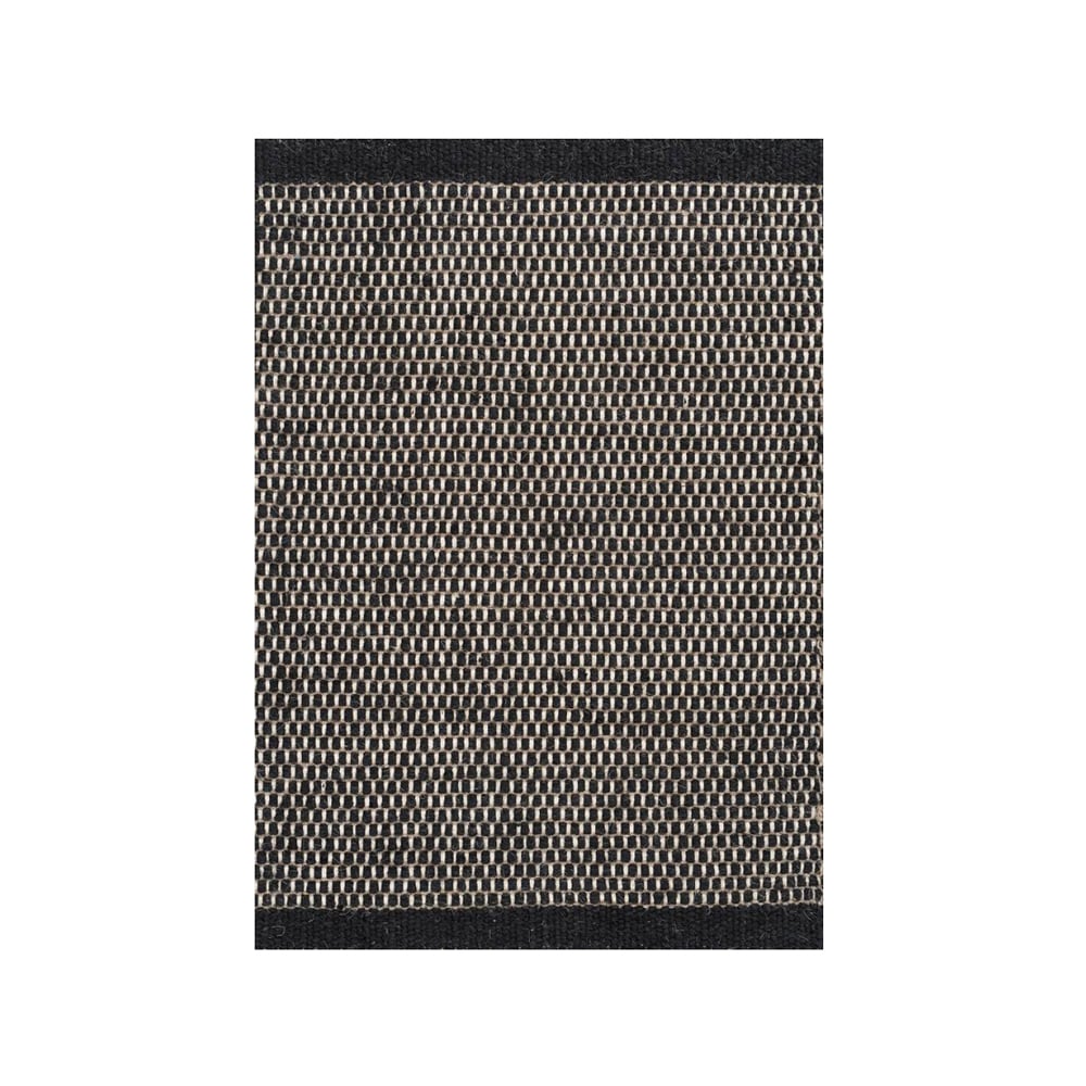 Linie Design Asko Matto Black 200 x 300 cm | Skandinaavinen Sisustus | Villamatot | Musta