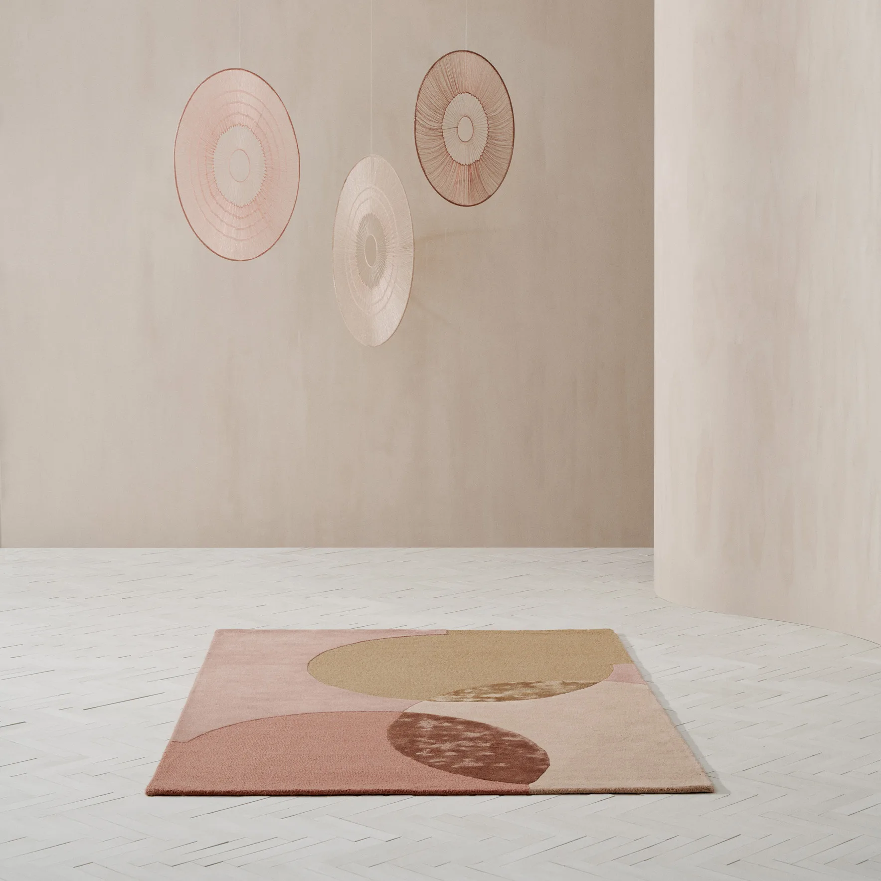 Caldera matto, 170 x 240 cm, Mustard Linie Design