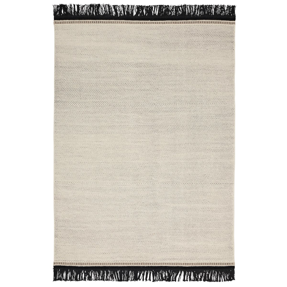 Linie Design Fenja villamatto, 140 x 200 cm White | Skandinaavinen Sisustus | Villamatot | Valkoinen