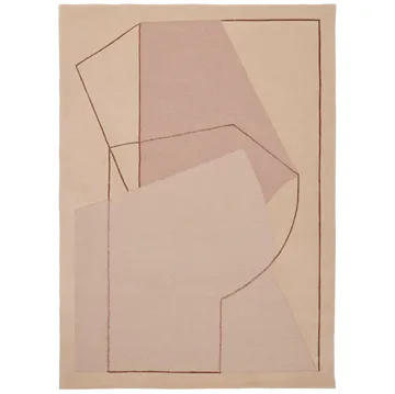 Furbo matto, 140 x 200 cm - Rose - Linie Design