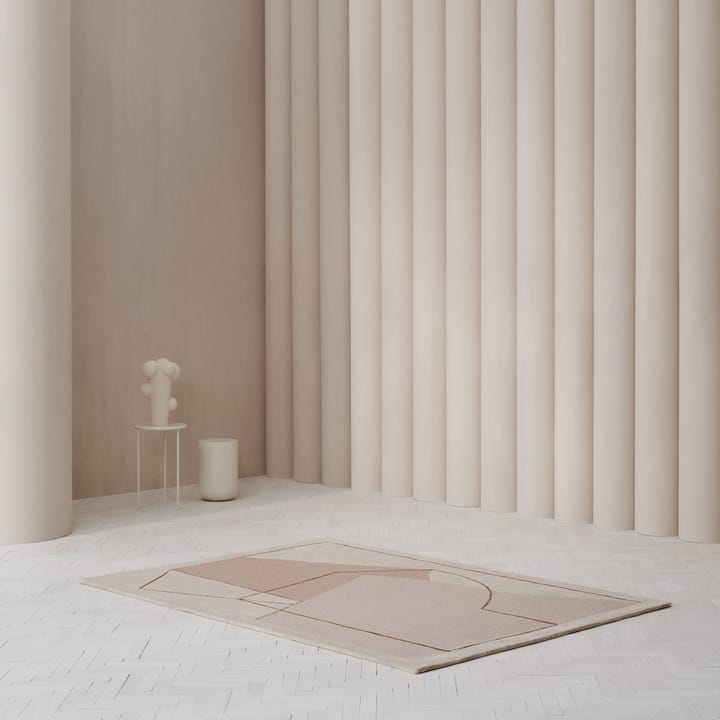 Furbo matto, 140 x 200 cm - Rose - Linie Design