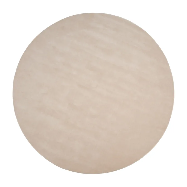 Halo Cloud villamatto pyöreä - Beige, Ø250 cm - Linie Design