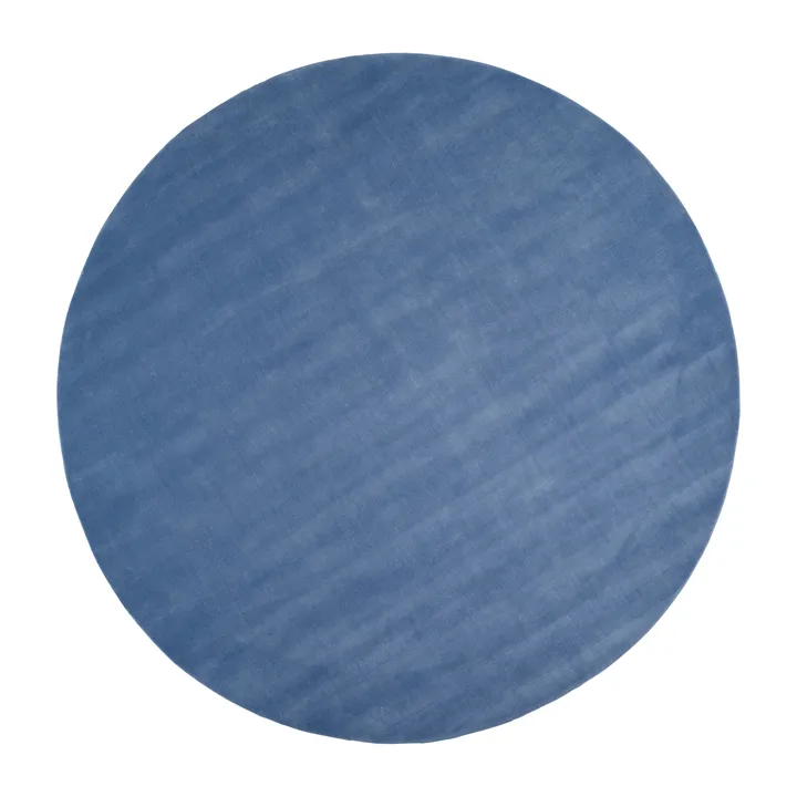 Halo Cloud villamatto pyöreä - Blue, Ø250 cm - Linie Design