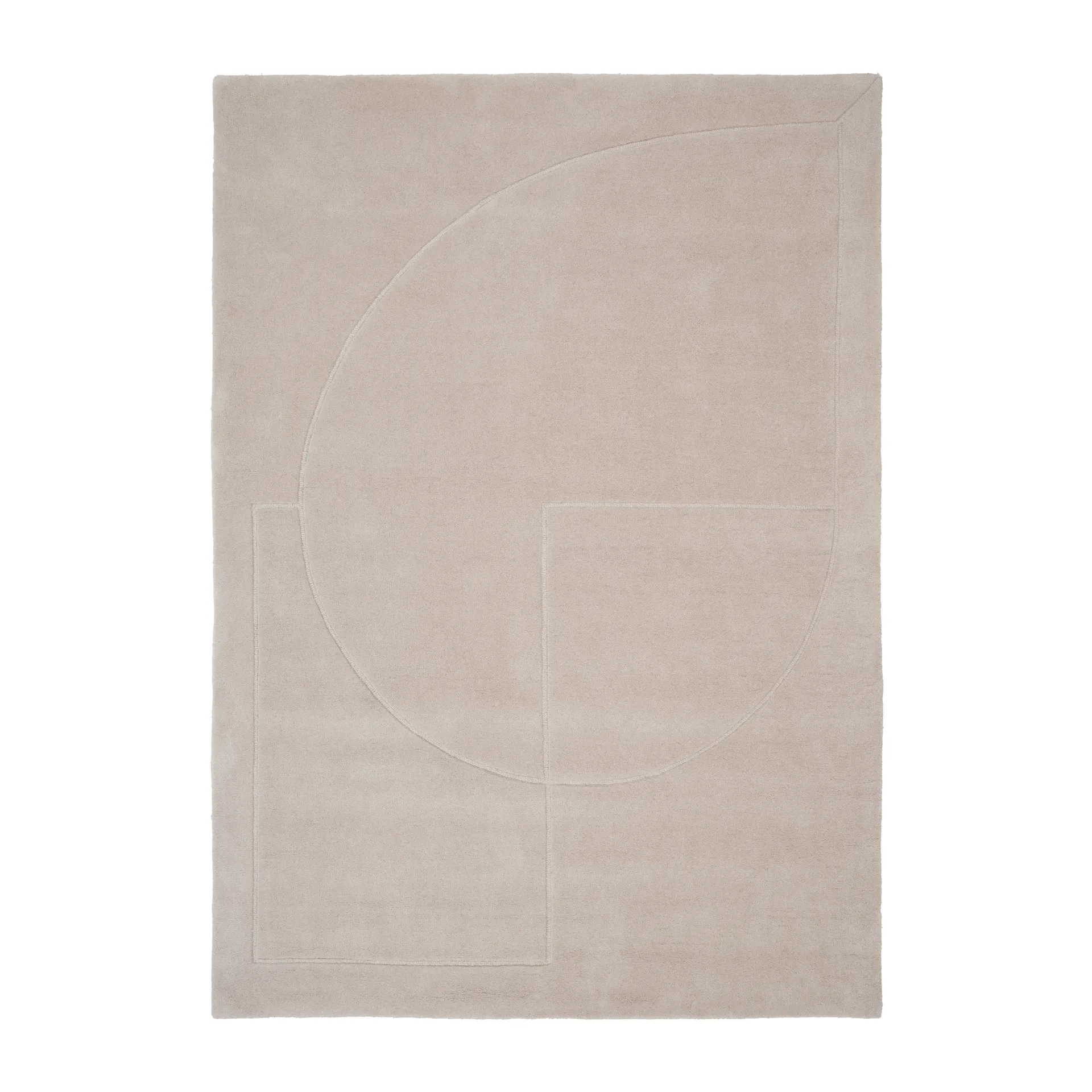 Lineal Poem villamatto, Beige, 140 x 200 cm Linie Design
